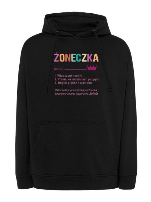 Bluza z kapturem dla Żony Personalizowana Śmieszna Żonka