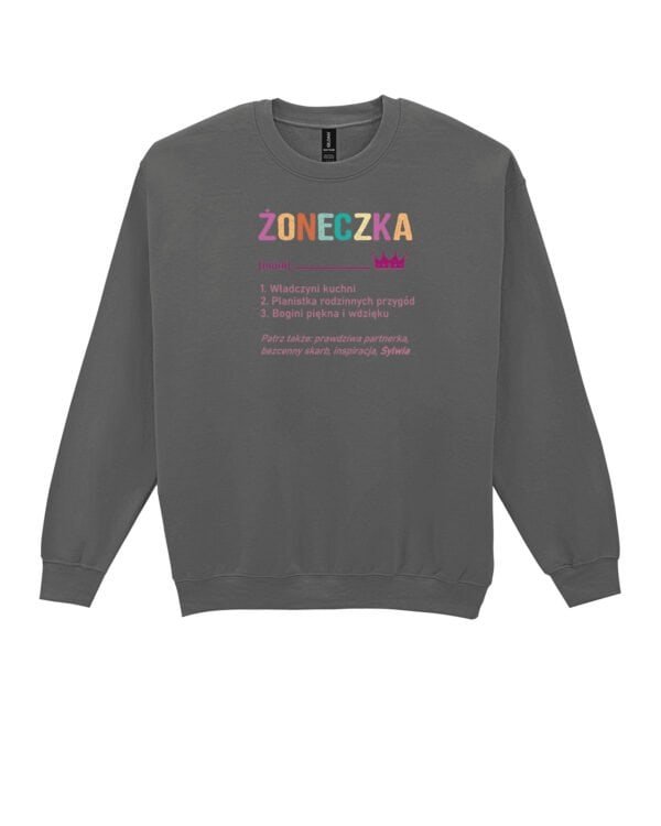 Bluza bez kaptura dla Żony <br>Personalizowana Śmieszna Żonka