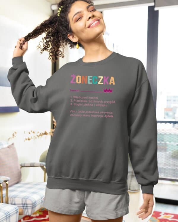 Bluza bez kaptura dla Żony <br>Personalizowana Śmieszna Żonka