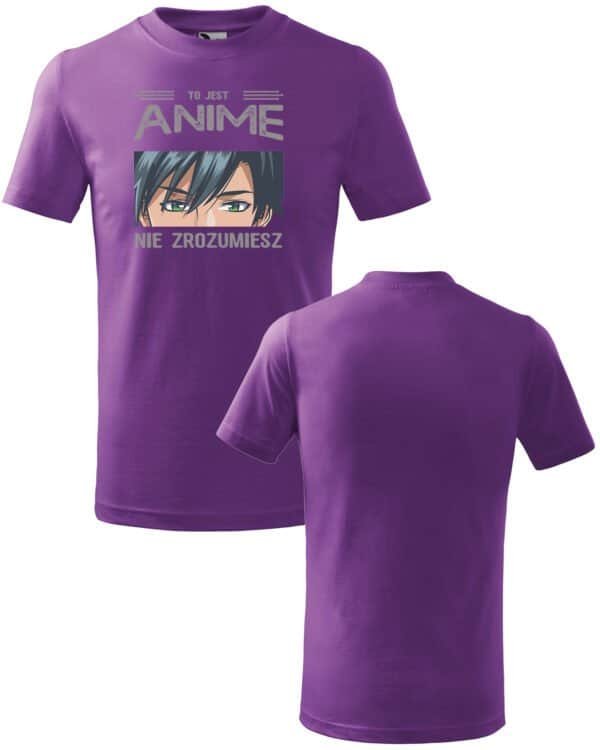 Koszulka Dziecięca z nadrukiem To jest anime Nie zrozumiesz