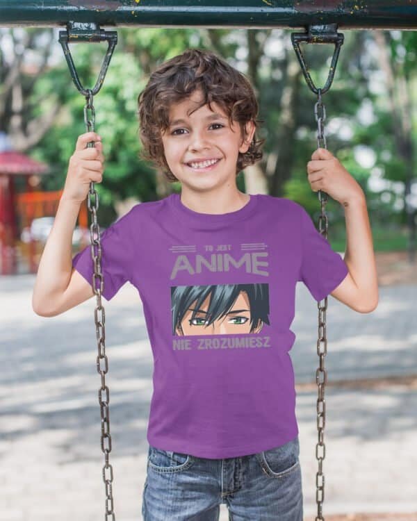 Koszulka Dziecięca z nadrukiem To jest anime Nie zrozumiesz