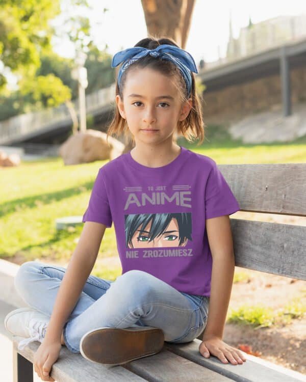 Koszulka Dziecięca z nadrukiem To jest anime Nie zrozumiesz