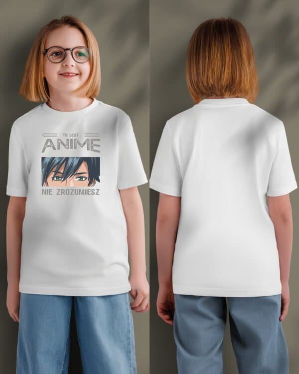 Koszulka Dziecięca z nadrukiem To jest anime Nie zrozumiesz