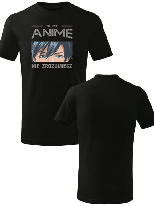 Koszulka Dziecięca z nadrukiem To jest anime