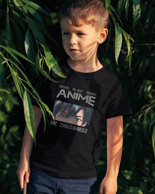Koszulka Dziecięca z nadrukiem To jest anime Nie zrozumiesz