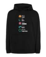 Bluza z kapturem Anime Gaming Życie