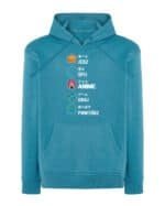 Bluza z kapturem <br>Anime Gaming Życie