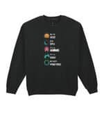 Bluza bez kaptura Anime Gaming Życie