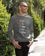 Bluza bez kaptura <br>Anime Gaming Życie