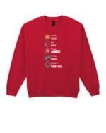 Bluza bez kaptura <br>Anime Gaming Życie