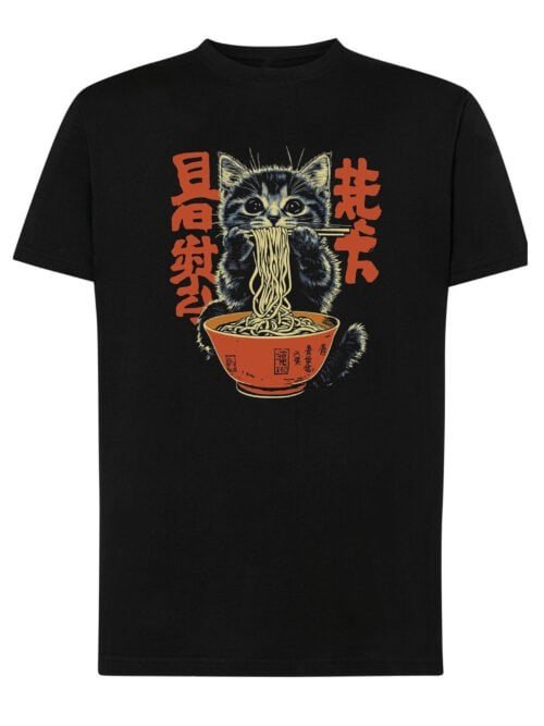 Koszulka Słodki Kotek Ramen Japonia