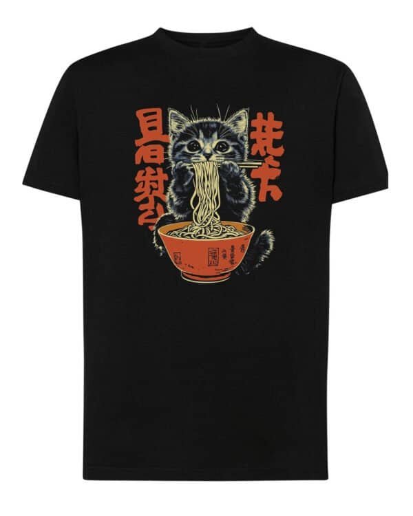 Koszulka Słodki Kotek Ramen Japonia