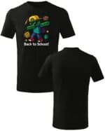 Koszulka Dziecięca Back to School dla Gracza w stylu gamingowym