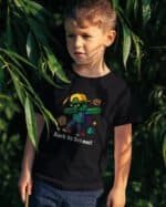 Koszulka Dziecięca Back to School dla Gracza w stylu gamingowym