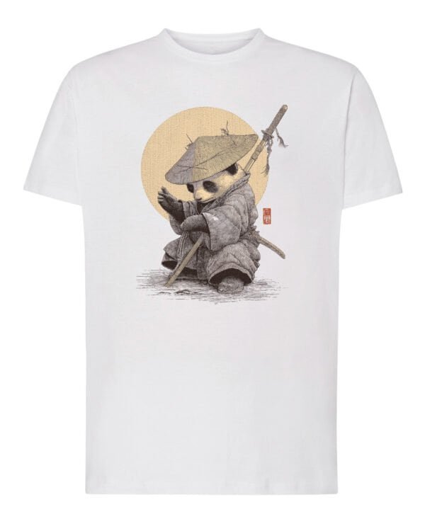 Koszulka Panda Samuraj Japonia Artystyczne
