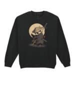 Bluza bez kaptura Panda Samuraj Japonia Artystyczne