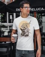Koszulka Panda Samuraj Japonia Artystyczne