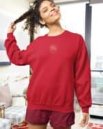 Bluza bez kaptura <br>Znak Zodiaku Baran Minimalistyczny Styl
