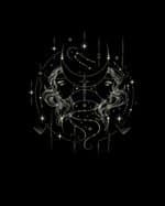 TL1316WH Tshirt Hoodie Sweater SIM19 Bluza bez kaptura <br>Znak Zodiaku Bliźnięta Minimalistyczny Styl