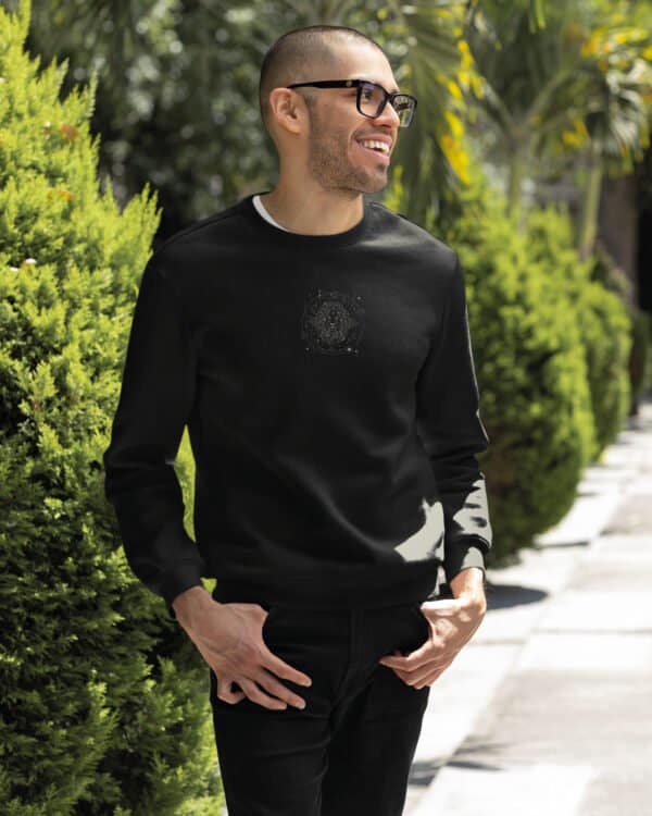 TL1318WH Tshirt Hoodie Sweater SIM12 Bluza bez kaptura <br>Znak Zodiaku Lew Minimalistyczny Styl