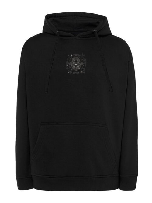 Bluza z kapturem Znak Zodiaku Lew Minimalistyczny Styl
