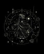 TL1319WH Tshirt Hoodie Sweater SIM19 Bluza bez kaptura <br>Znak Zodiaku Panna Minimalistyczny Styl