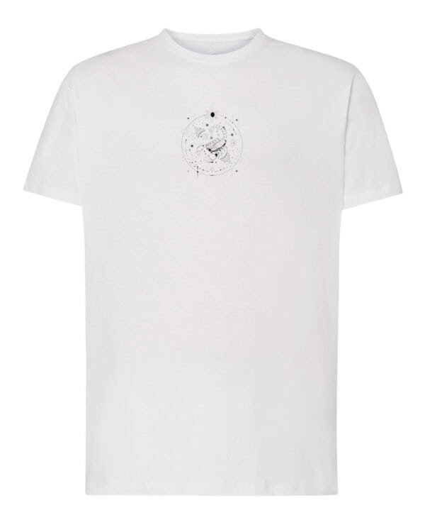 Koszulka Znak Zodiaku Skorpion Minimalistyczny Styl