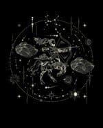 Bluza z kapturem Znak Zodiaku <br>Strzelec Minimalistyczny Styl
