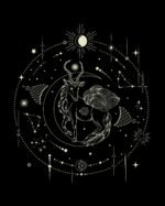 TL1323BWH Tshirt Hoodie Sweater SIM19 Bluza bez kaptura <br>Znak Zodiaku Koziorożec Minimalistyczny Styl