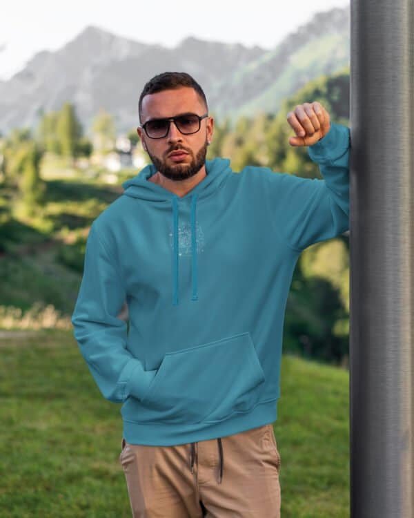 Bluza z kapturem Znak Zodiaku <br>Ryby Minimalistyczny Styl