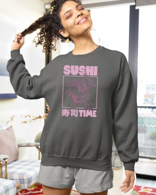 TL1326 Tshirt Hoodie Sweater SIM23 Bluza bez kaptura <br>Sushi Czas na Jedzenie