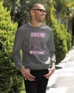 TL1326 Tshirt Hoodie Sweater SIM24 Bluza bez kaptura <br>Sushi Czas na Jedzenie