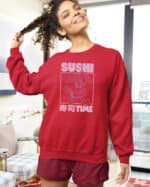 TL1326 Tshirt Hoodie Sweater SIM26 Bluza bez kaptura <br>Sushi Czas na Jedzenie
