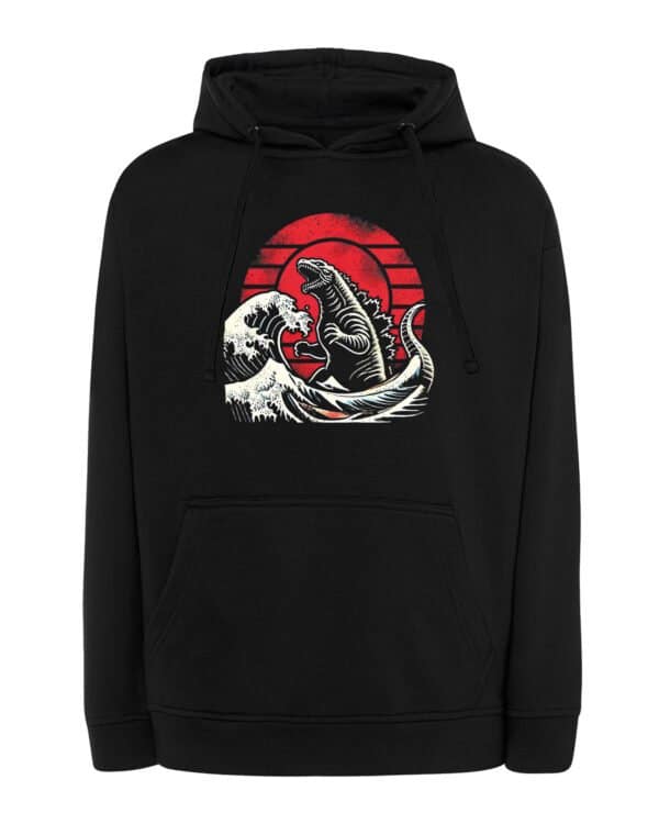 TL1327 Tshirt Hoodie Sweater SIM10 Bluza z kapturem Godzilla Japonia Kaju Morze