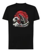 Koszulka Godzilla Japonia Kaju Morze