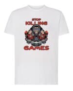 TL1328BK Tshirt Hoodie Sweater SIM Koszulka Stop Killing Games
