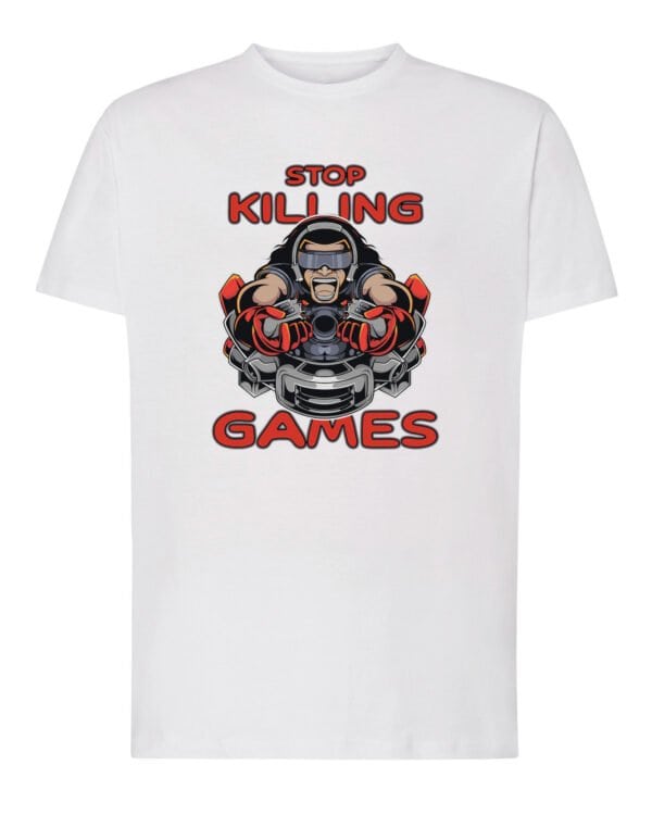 TL1328BK Tshirt Hoodie Sweater SIM Koszulka Stop Killing Games