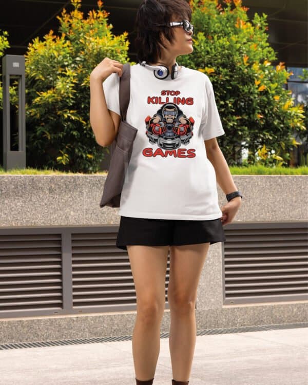 TL1328BK Tshirt Hoodie Sweater SIM2 Koszulka Stop Killing Games