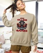 Bluza bez kaptura <br>Stop Killing Games