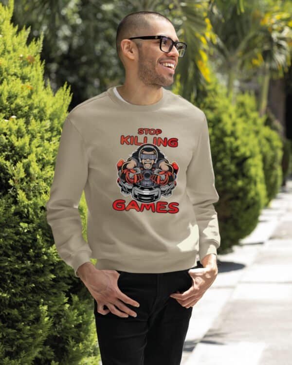 Bluza bez kaptura <br>Stop Killing Games