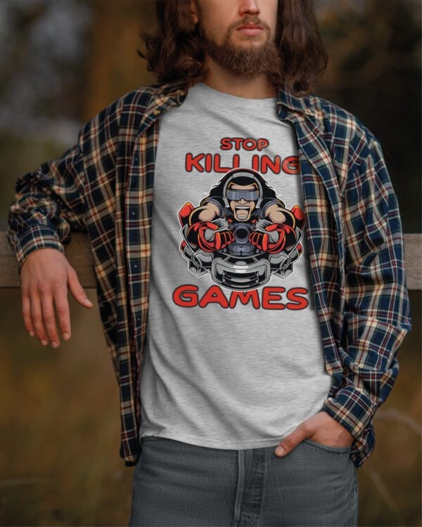 TL1328BK Tshirt Hoodie Sweater SIM6 Koszulka Stop Killing Games