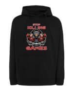 Bluza z kapturem Stop Killing Games
