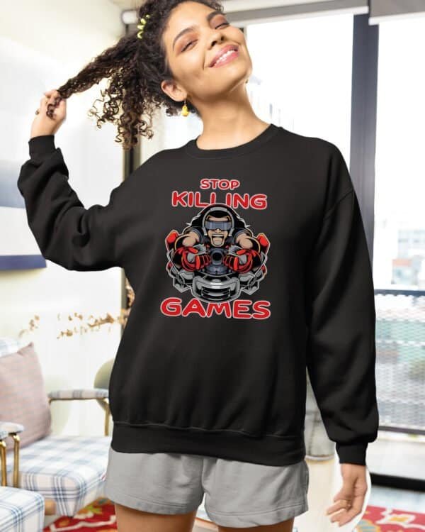 Bluza bez kaptura <br>Stop Killing Games