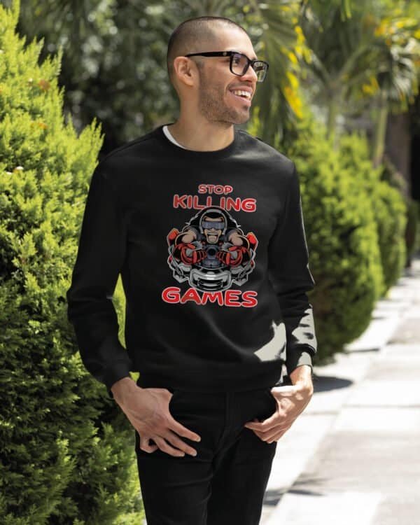 Bluza bez kaptura <br>Stop Killing Games