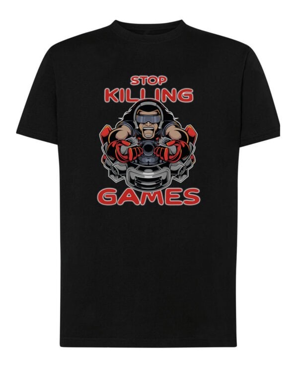 TL1328WH Tshirt Hoodie Sweater SIM7 Koszulka Stop Killing Games
