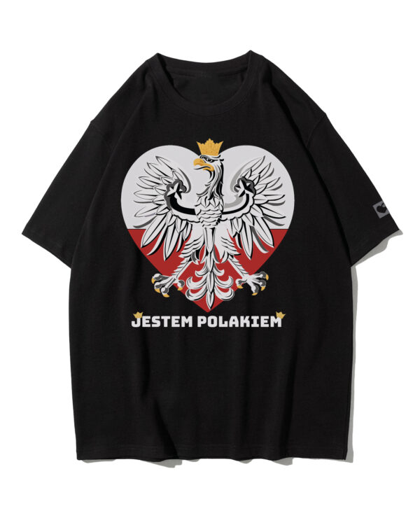 TL1168WH Tshirt Oversize SALE Koszulka oversize Patriotyczna Jestem Polakiem