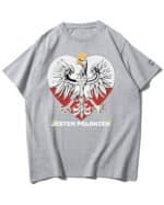 TL1168WH Tshirt Oversize SALE10 Koszulka Gruba Premium <br>Patriotyczna Jestem Polakiem