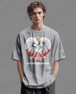 TL1168WH Tshirt Oversize SALE11 Koszulka Gruba Premium <br>Patriotyczna Jestem Polakiem