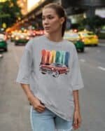 Koszulka oversize Klasyk <br>Samochodowy w Podróży