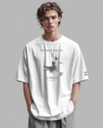 TL1362 Tshirt Oversize SALE20 Koszulka Gruba Premium Próbuję Tańczyć